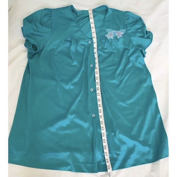 Vintage like grandma’s - 2 pc top and bottom - feels like silk - Large or XL - Picture 5 of 8